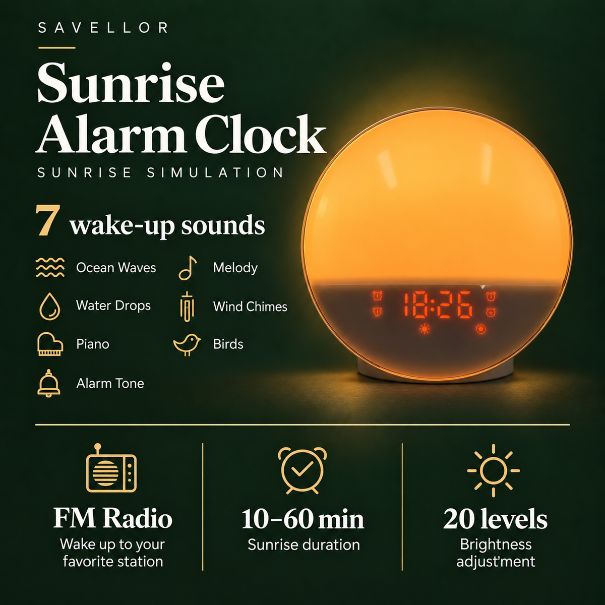 Sunrise Alarm Clock
