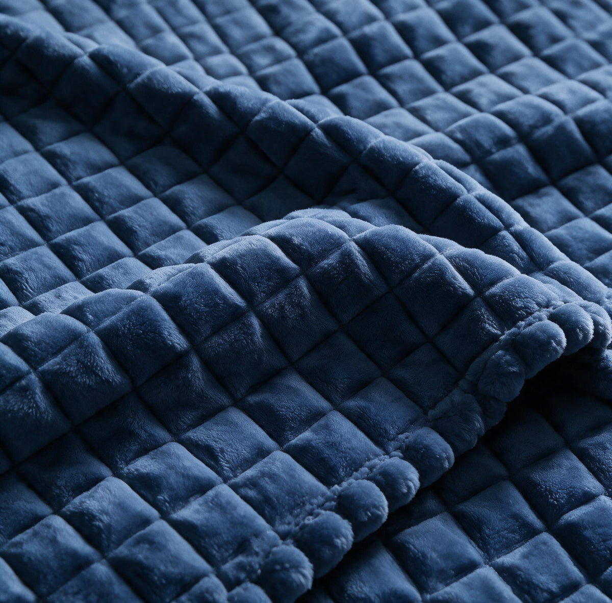 Grid Plush Blanket
