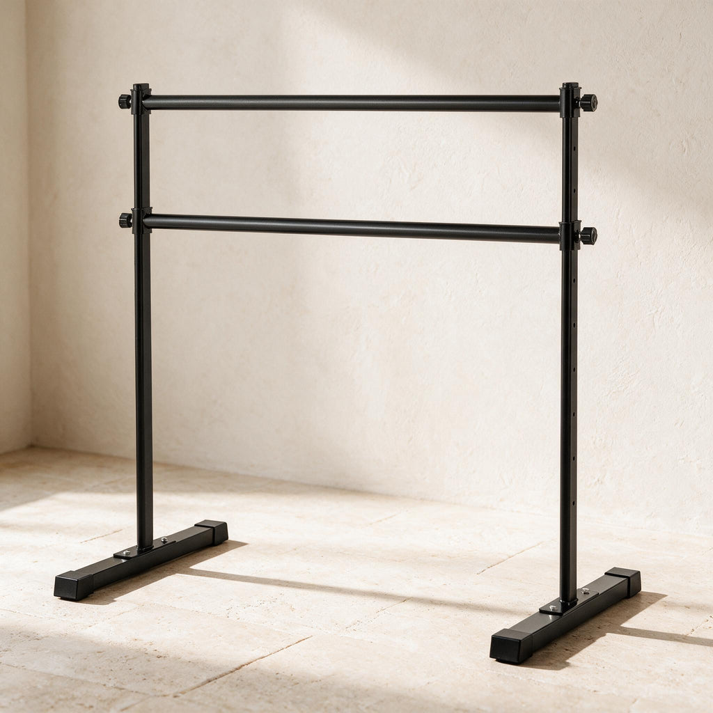 Adjustable Double Ballet Barre — premium product view