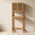 HOMCOM Bamboo Over-Toilet Cabinet - Natural — premium full product view.