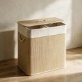 Bamboo Double Laundry Hamper — product view