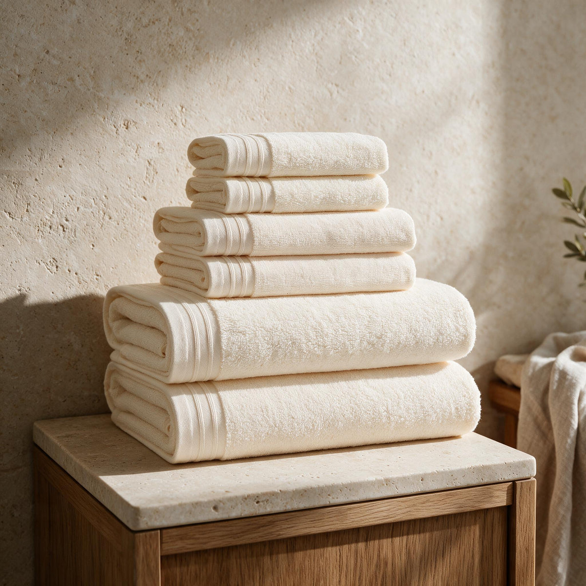 Cotton Bath Towel Set - 6 Pieces — product detail