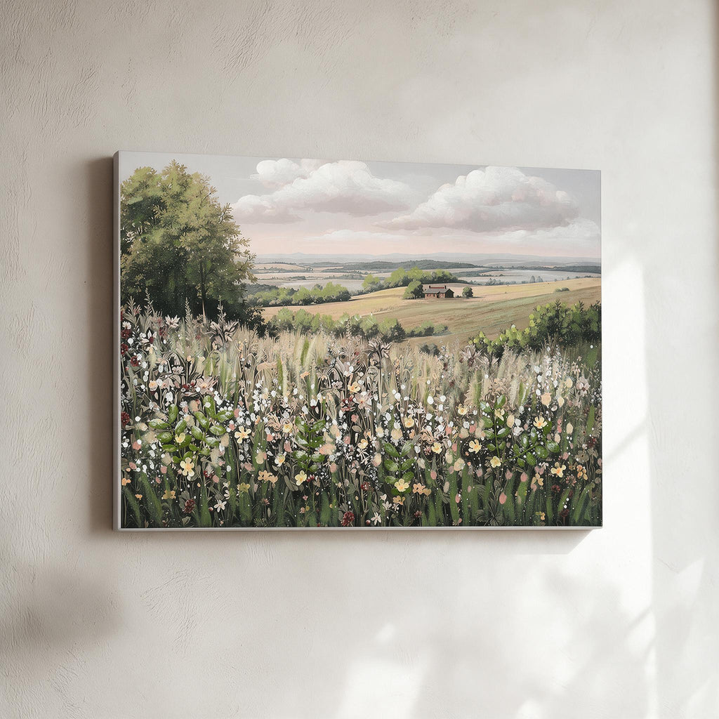 Framed Meadow Artwork — premium product view