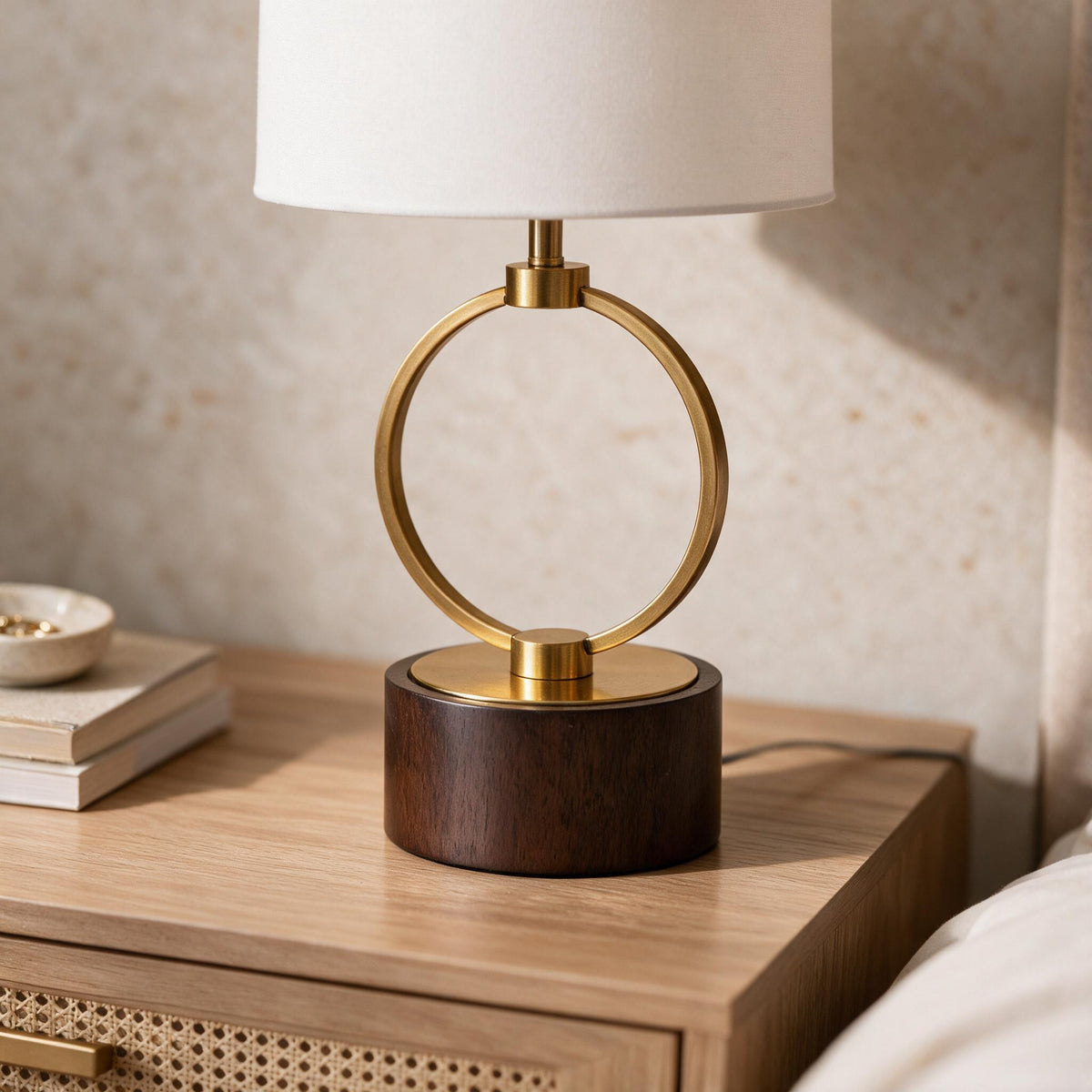 Grid Ring Table Lamp — close-up of the product details