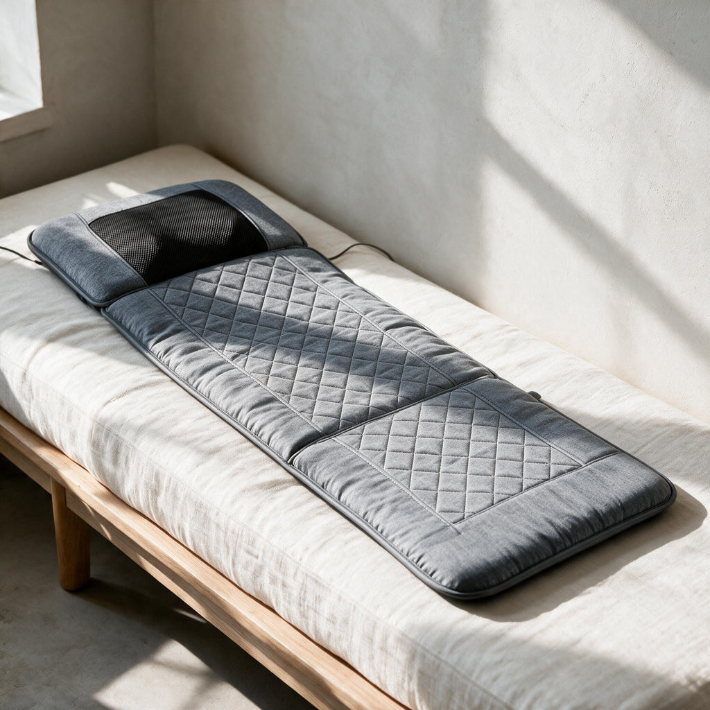 Gray Vibration Massage Mat, premium product view.