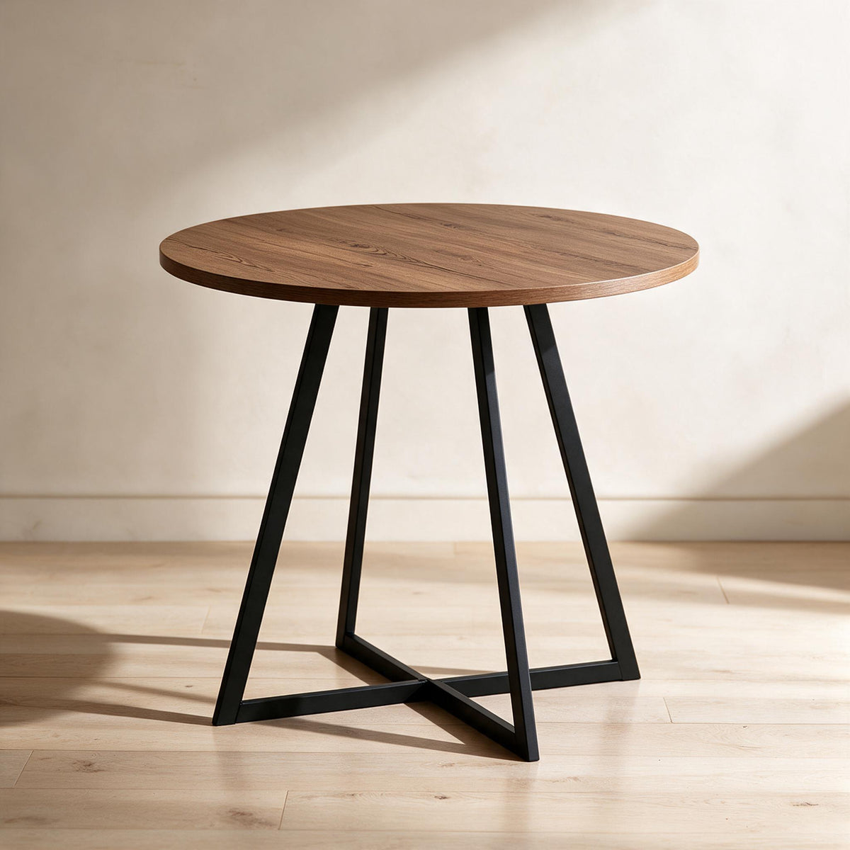 Round Dining Table — Brown, 31.5-Inch — premium product view