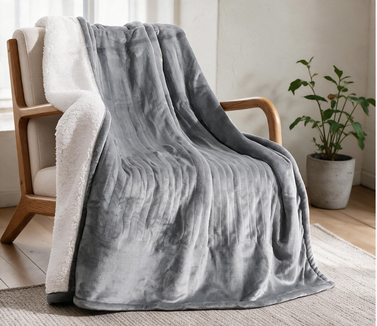 Sherpa Heated Blanket