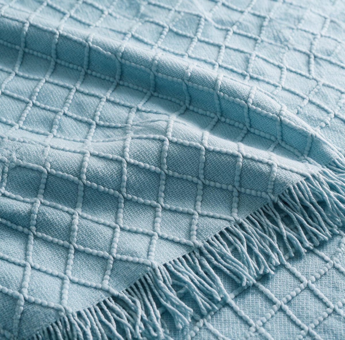Diamond Knit Throw Blanket